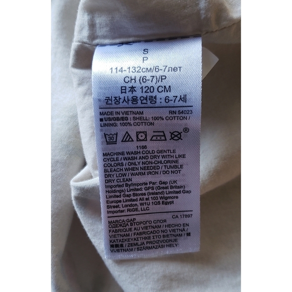 13. 2/$15 Gap Girls Peasant top - Picture 5 of 5